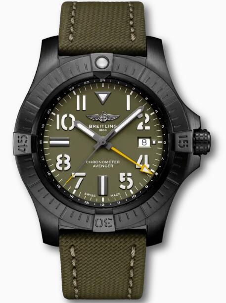 Breitling AVENGER AUTOMATIC GMT 45 NIGHT MISSION Replica Watch V323952A1L1X1